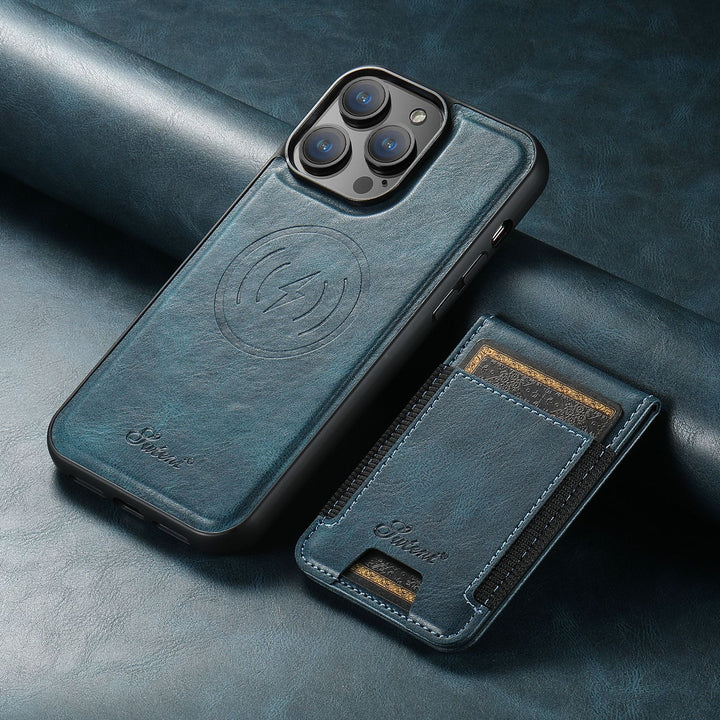 Lisslune | Leather phone case with card holder and MagSafe compatibility
