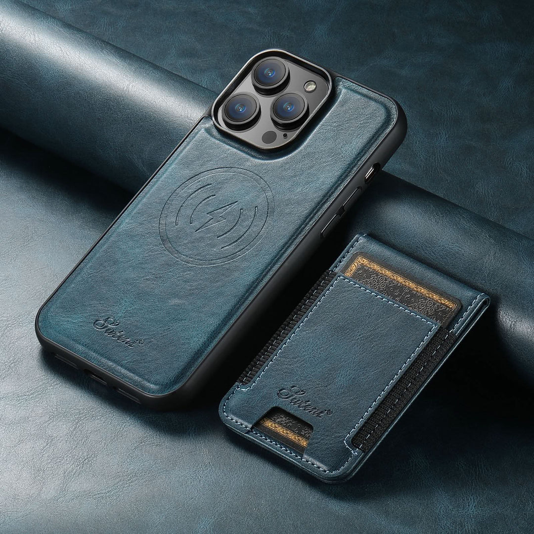 Lisslune | Shockproof Leather Phone Case with Card Holder