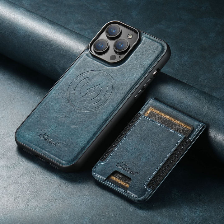 Lisslune | Shockproof Leather Phone Case with Card Holder