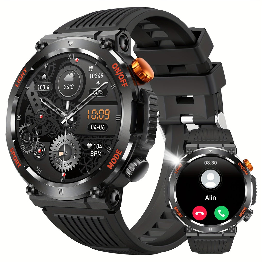 Lisslune | Jacket - Waterproof Smartwatch with LED Flashlight and Sleep Monitor