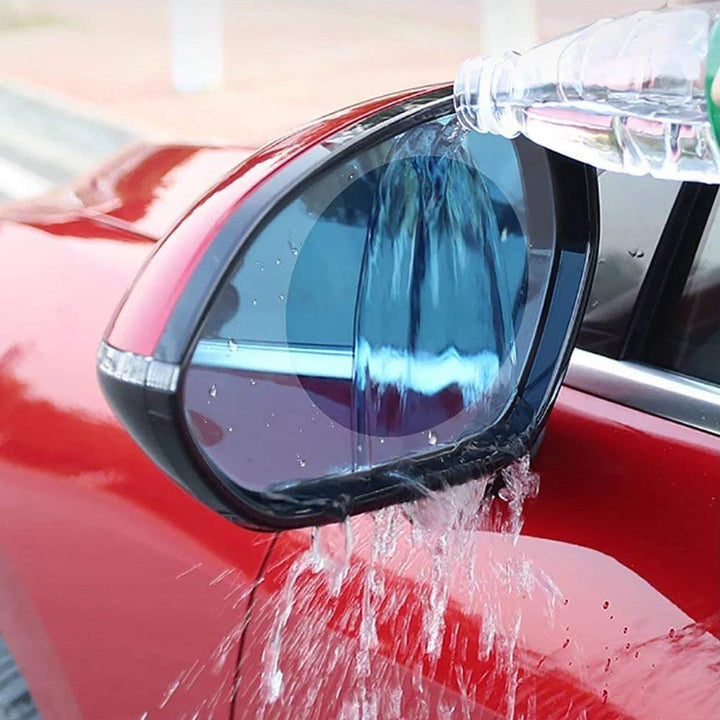 Lisslune | Car rearview mirror protective film, rainproof film, highly rainproof, anti-fog, clear visibility-2pcs