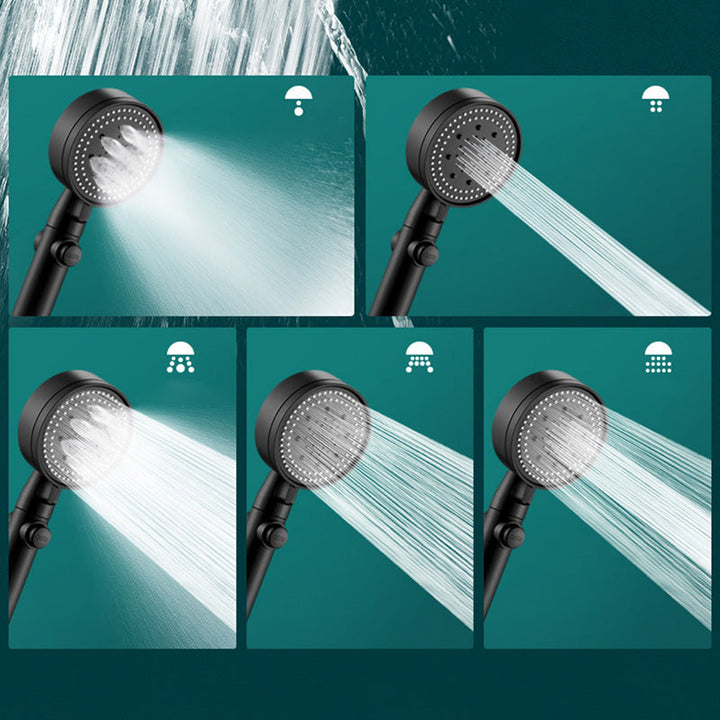 Lisslune | Modern Shower Head Plastic Bathroom Shower Head with Adjustable Spray Pattern