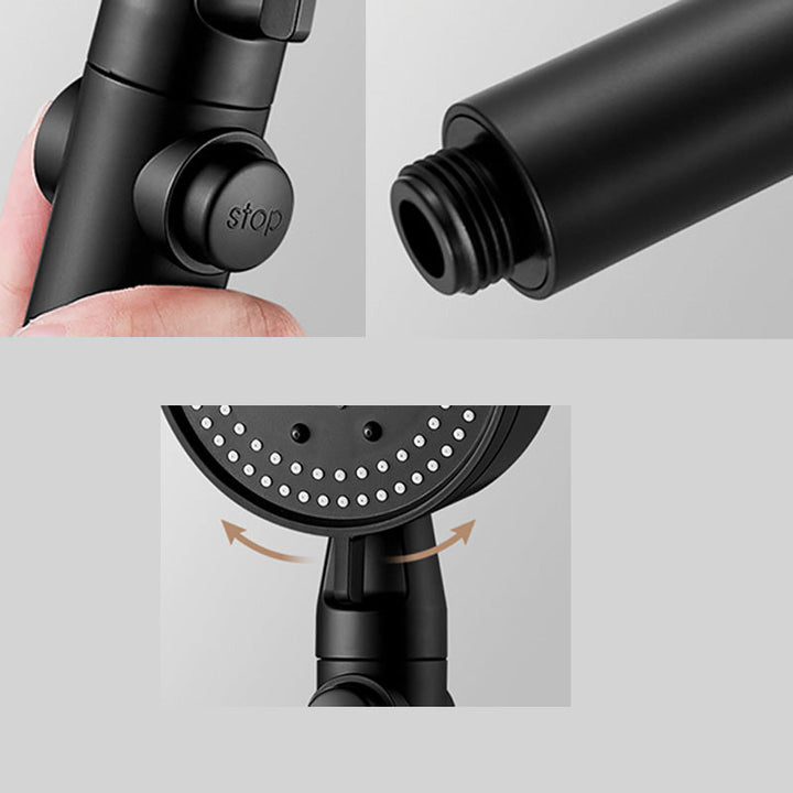 Lisslune | Modern Shower Head Plastic Bathroom Shower Head with Adjustable Spray Pattern