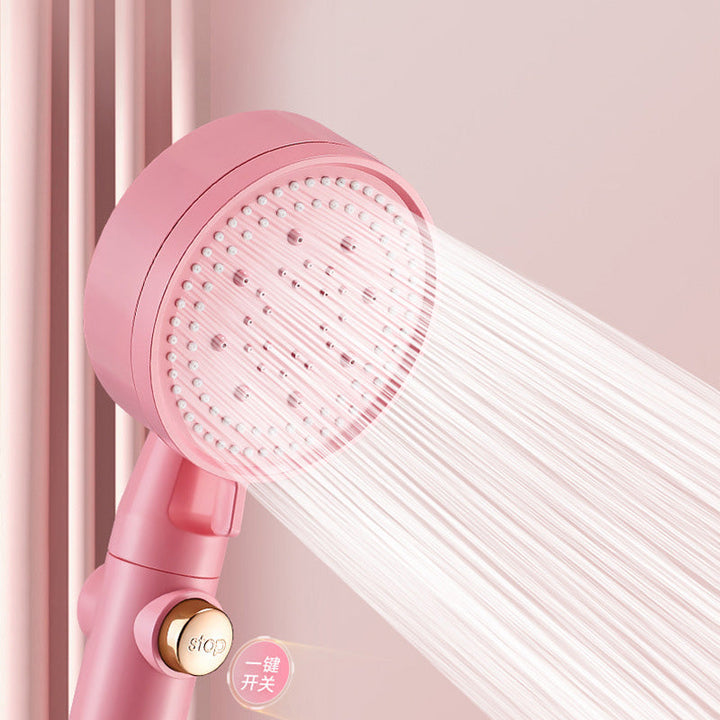Lisslune | Modern Shower Head Plastic Bathroom Shower Head with Adjustable Spray Pattern