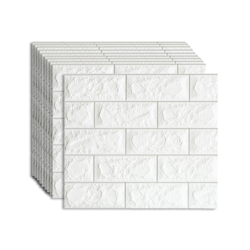 Lisslune | 3D Artificial Brick Wall Panel Industrial Style Living Space Wall Plate (Pack of 10)