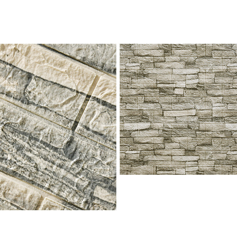 Lisslune | 3D Artificial Brick Wall Panel Industrial Style Living Space Wall Plate (Pack of 10)