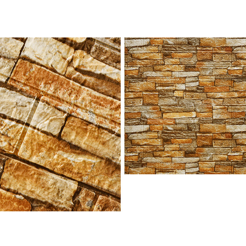 Lisslune | 3D Artificial Brick Wall Panel Industrial Style Living Space Wall Plate (Pack of 10)