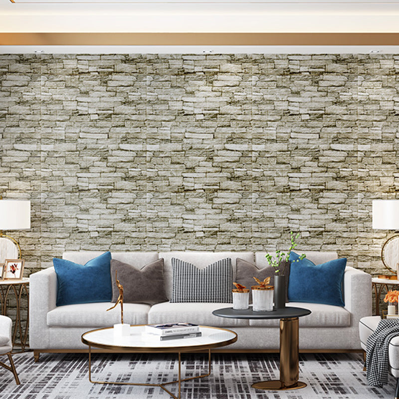 Lisslune | 3D Artificial Brick Wall Panel Industrial Style Living Space Wall Plate (Pack of 10)