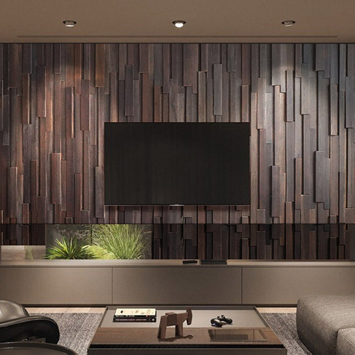 Lisslune | Wood Wall Panel Modern Simple Home Living Room Wall Panel (1-Pack)