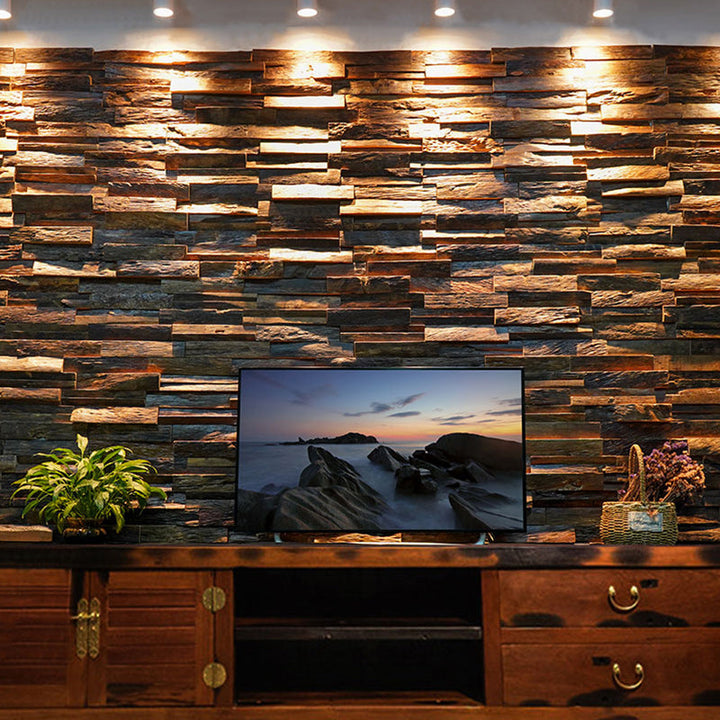 Lisslune | Solid Wood Wall Panel Modern Minimalist Living Space Commercial Wall Panel (1-Pack)