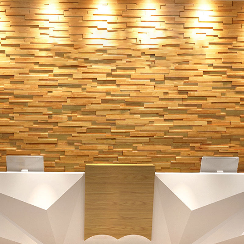 Lisslune | Solid wood wall panel Modern Minimalist living space wall panel (1-Pack)