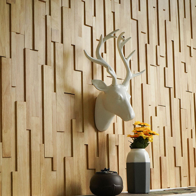 Lisslune | Solid wood wall panel Modern Minimalist living space wall panel (1-Pack)