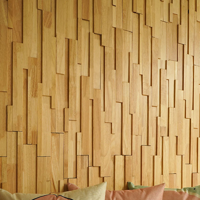 Lisslune | Solid wood wall panel Modern Minimalist living space wall panel (1-Pack)