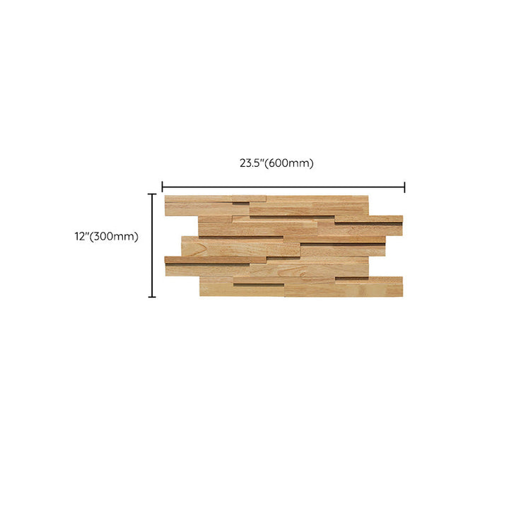 Lisslune | Solid wood wall panel Modern Minimalist living space wall panel (1-Pack)