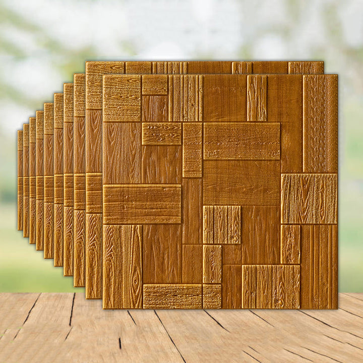 Lisslune | 3D Wall Panel Country House Style Simple Home Living Room Panel Wall (10-Pack)