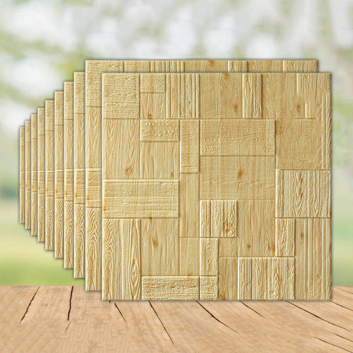 Lisslune | 3D Wall Panel Country House Style Simple Home Living Room Panel Wall (10-Pack)