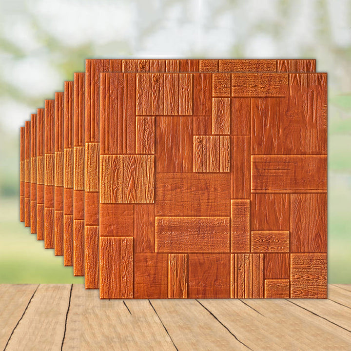 Lisslune | 3D Wall Panel Country House Style Simple Home Living Room Panel Wall (10-Pack)