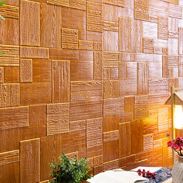 Lisslune | 3D Wall Panel Country House Style Simple Home Living Room Panel Wall (10-Pack)