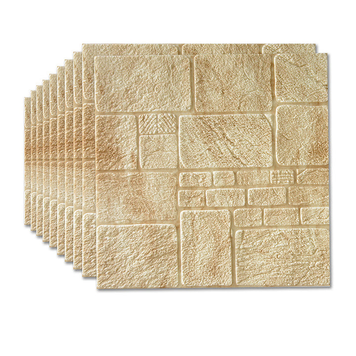 Lisslune | 3D artificial stone wall panel industrial style living room wall panel (pack of 10)