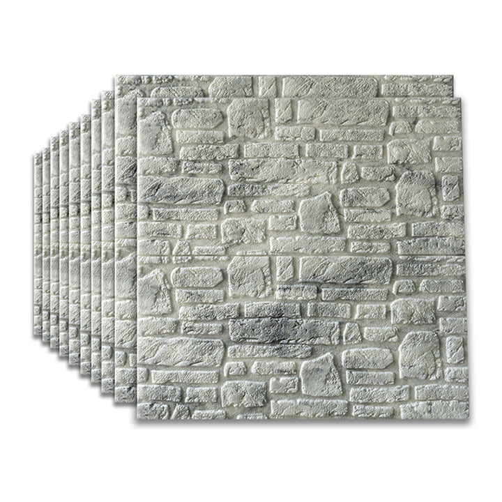 Lisslune | 3D artificial stone wall panel industrial style living room wall panel (pack of 10)