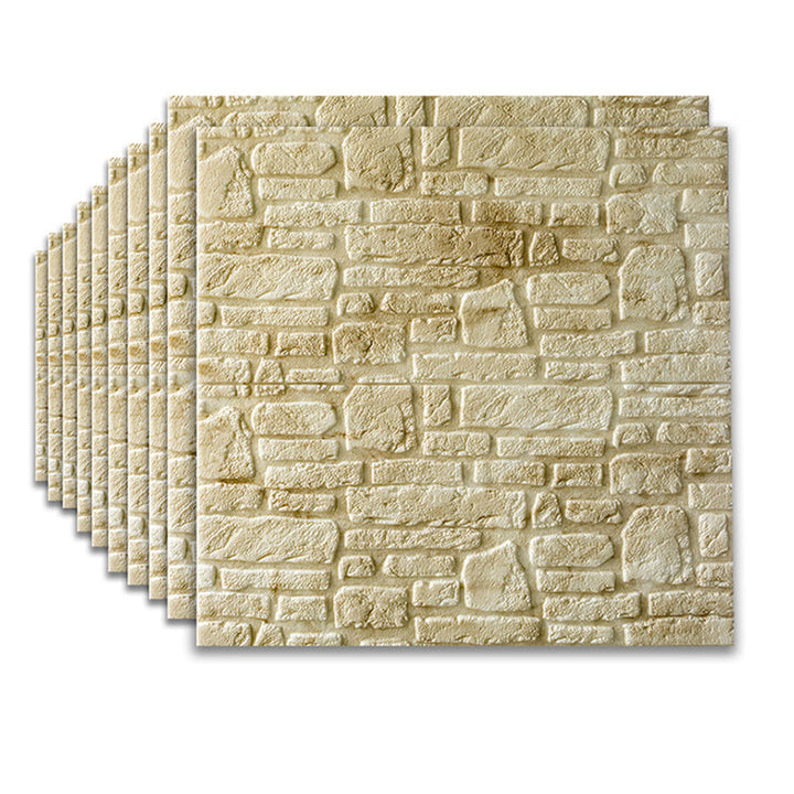 Lisslune | 3D artificial stone wall panel industrial style living room wall panel (pack of 10)