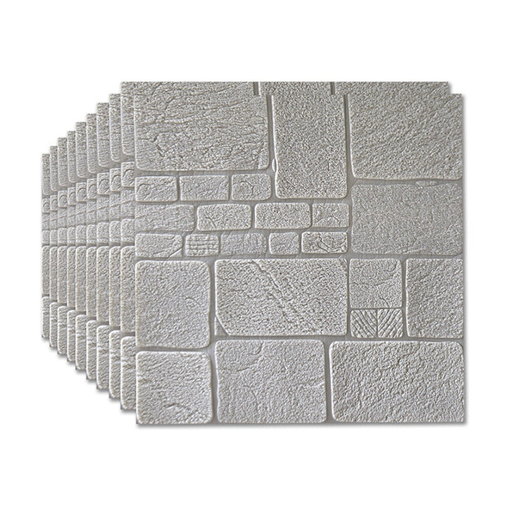 Lisslune | 3D artificial stone wall panel industrial style living room wall panel (pack of 10)