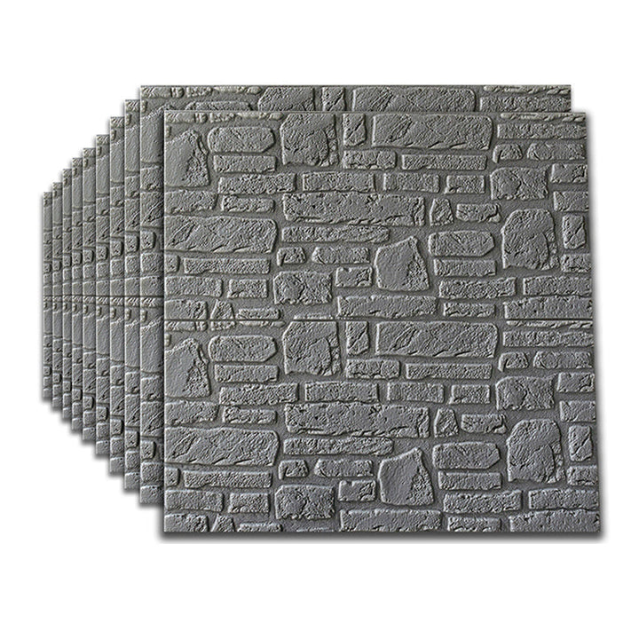Lisslune | 3D artificial stone wall panel industrial style living room wall panel (pack of 10)