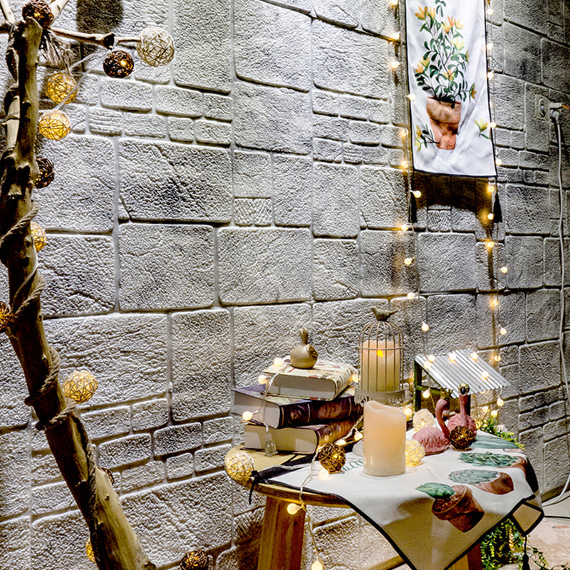 Lisslune | 3D artificial stone wall panel industrial style living room wall panel (pack of 10)