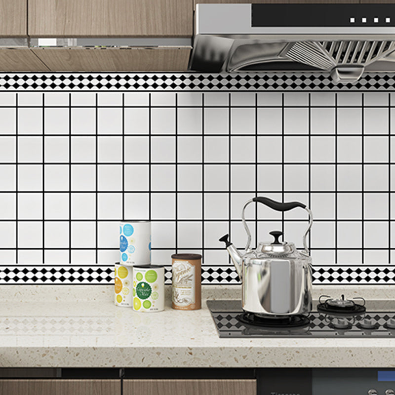 Lisslune | Square Mosaic Tile Peel and Stick Tile for Kitchen and Bathroom
