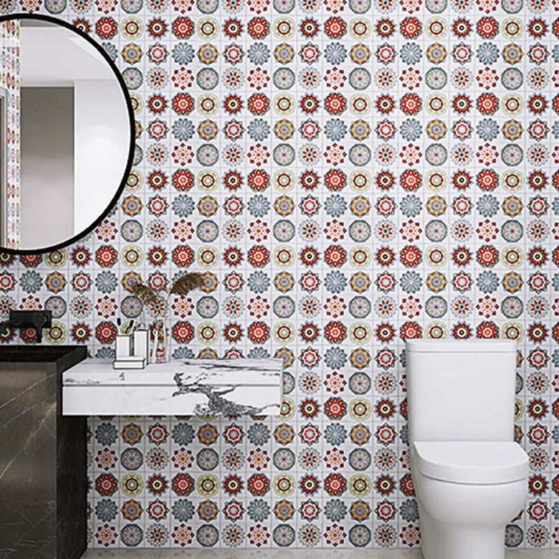 Lisslune | Square Mosaic Tile Peel and Stick Tile for Kitchen and Bathroom
