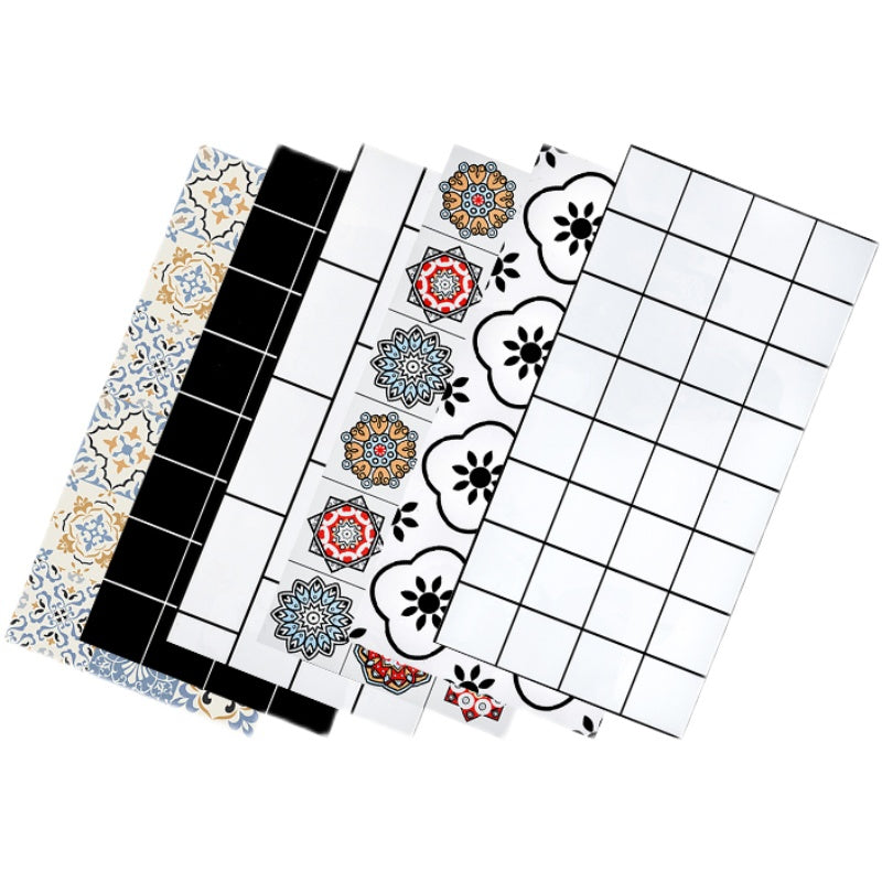 Lisslune | Square Mosaic Tile Peel and Stick Tile for Kitchen and Bathroom