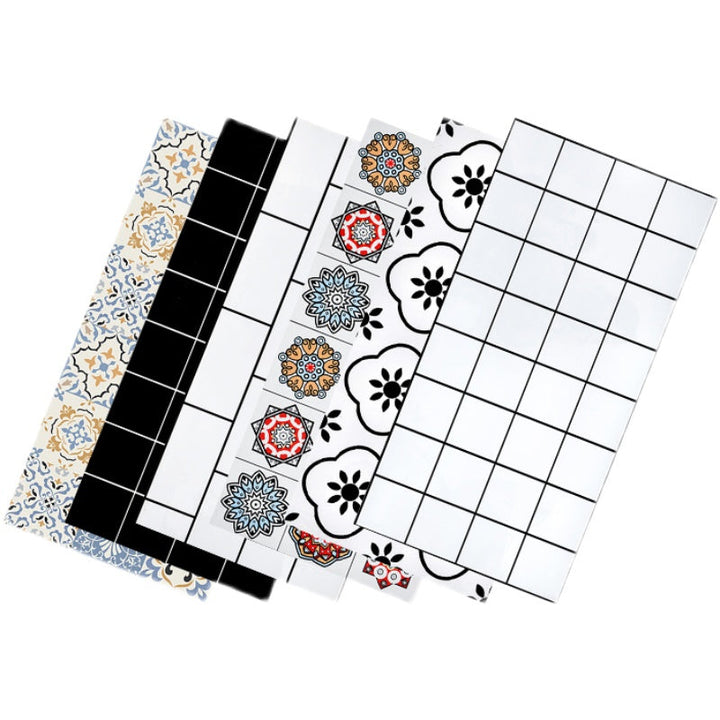 Lisslune | Square Mosaic Tile Peel and Stick Tile for Kitchen and Bathroom