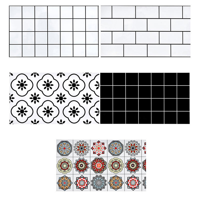 Lisslune | Square Mosaic Tile Peel and Stick Tile for Kitchen and Bathroom