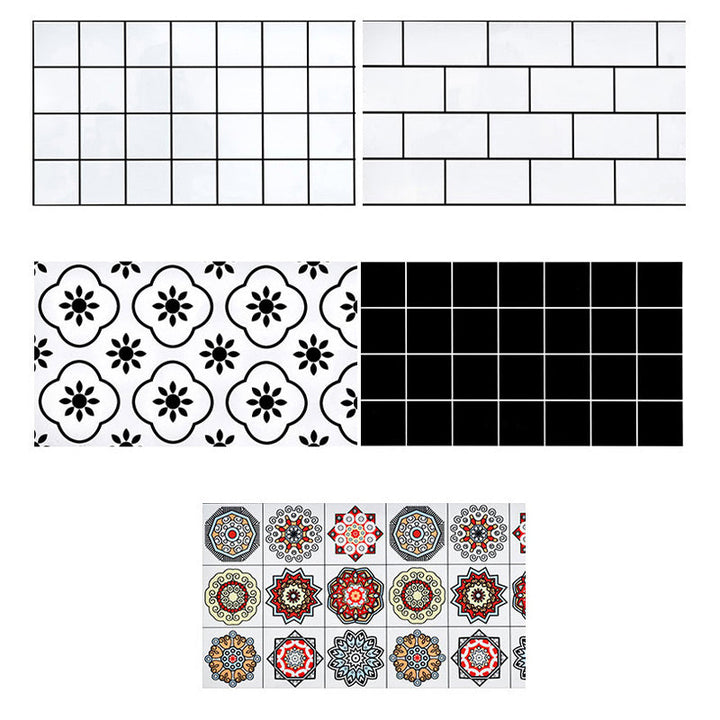 Lisslune | Square Mosaic Tile Peel and Stick Tile for Kitchen and Bathroom
