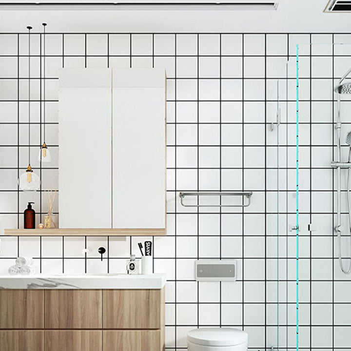 Lisslune | Square Mosaic Tile Peel and Stick Tile for Kitchen and Bathroom