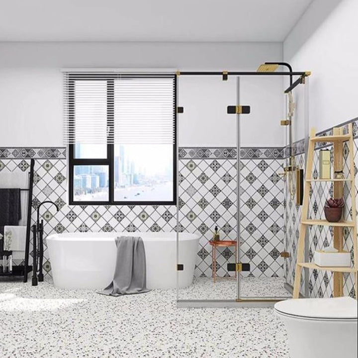 Lisslune | Rectangular Peel & Stick Tile PVC Single Tile for Kitchen and Bathroom