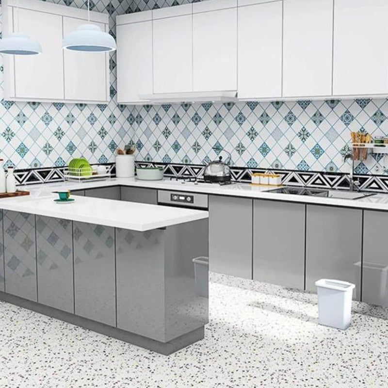 Lisslune | Rectangular Peel & Stick Tile PVC Single Tile for Kitchen and Bath