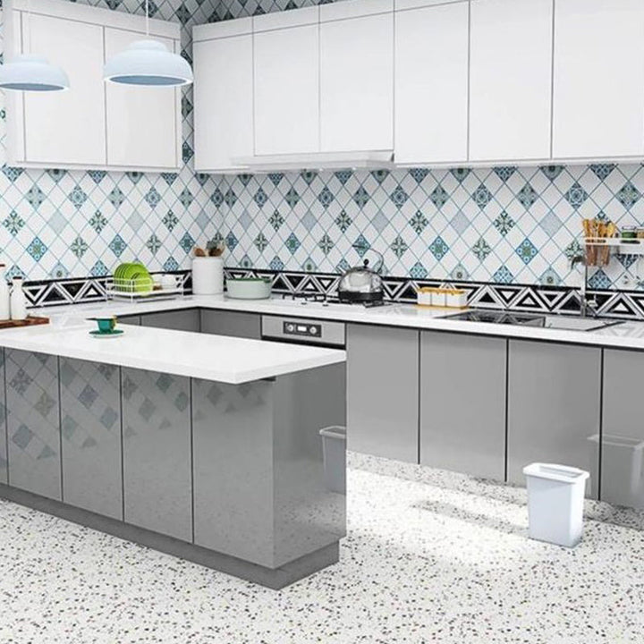 Lisslune | Rectangular Peel & Stick Tile PVC Single Tile for Kitchen and Bath