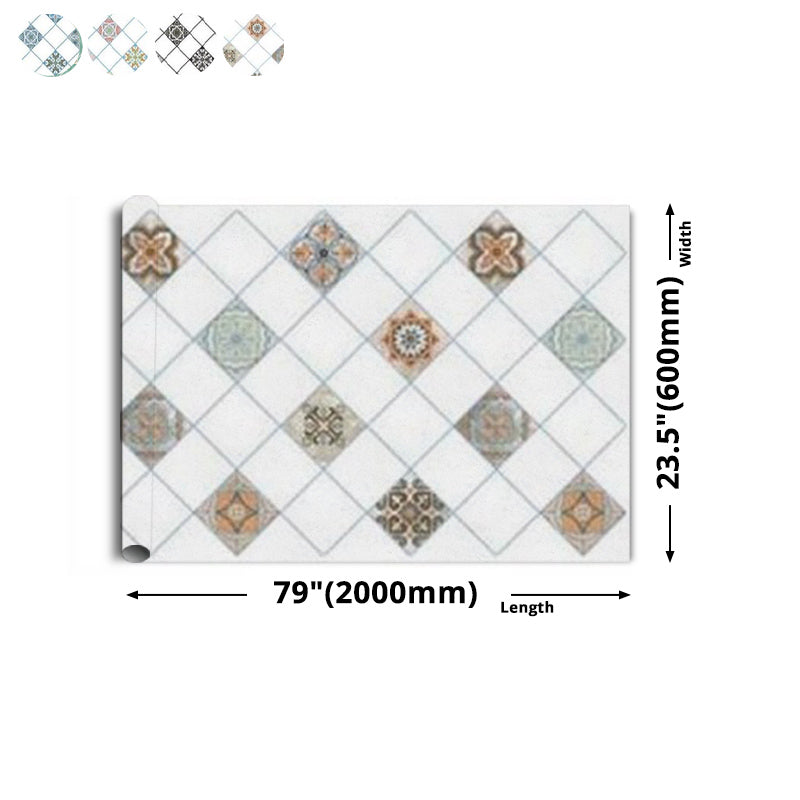 Lisslune | Rectangular Peel & Stick Tile PVC Single Tile for Kitchen and Bath