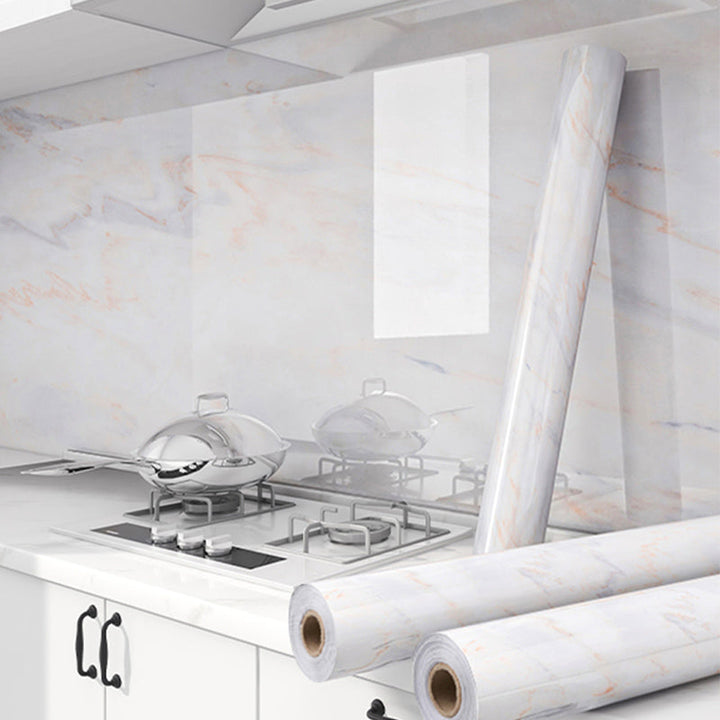 Lisslune | 23.6" Rectangular Single Tile PVC Peel and Stick Floor Tile for the Kitchen