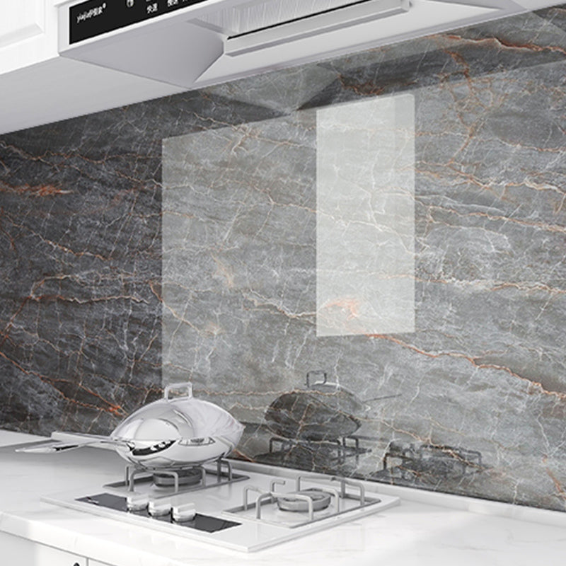 Lisslune | 23.6" Rectangular Single Plate PVC Peel and Stick Tile for the Kitchen