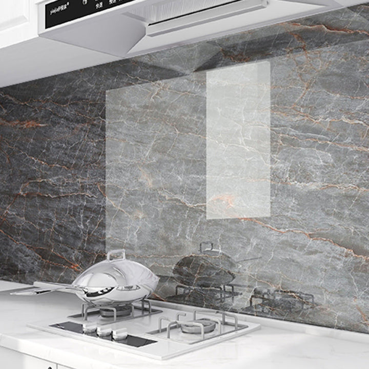 Lisslune | 23.6" Rectangular Single Plate PVC Peel and Stick Tile for the Kitchen
