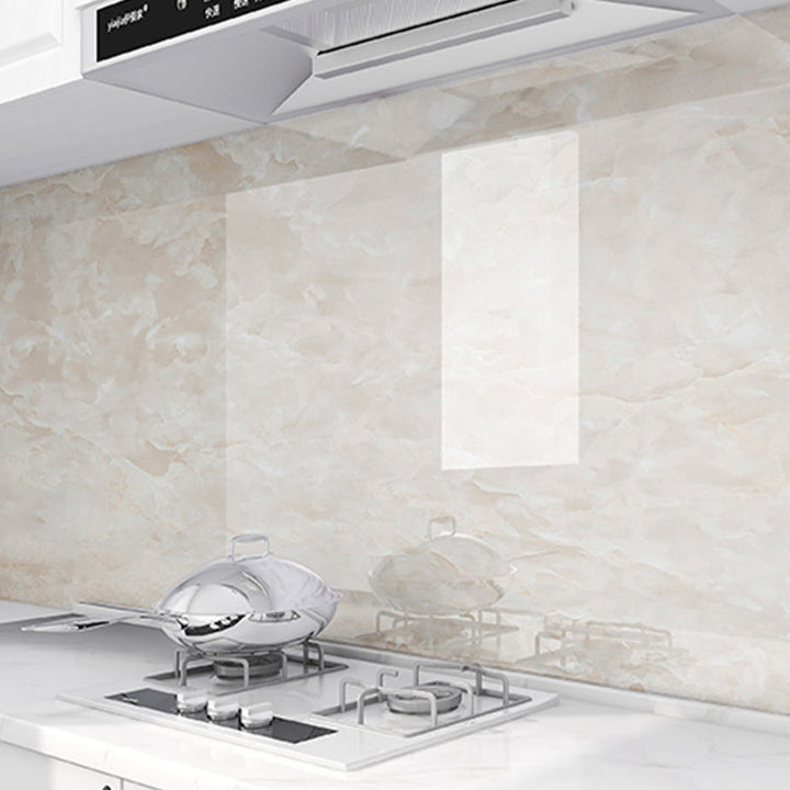 Lisslune | 23.6" Rectangular Single Plate PVC Peel and Stick Tile for the Kitchen