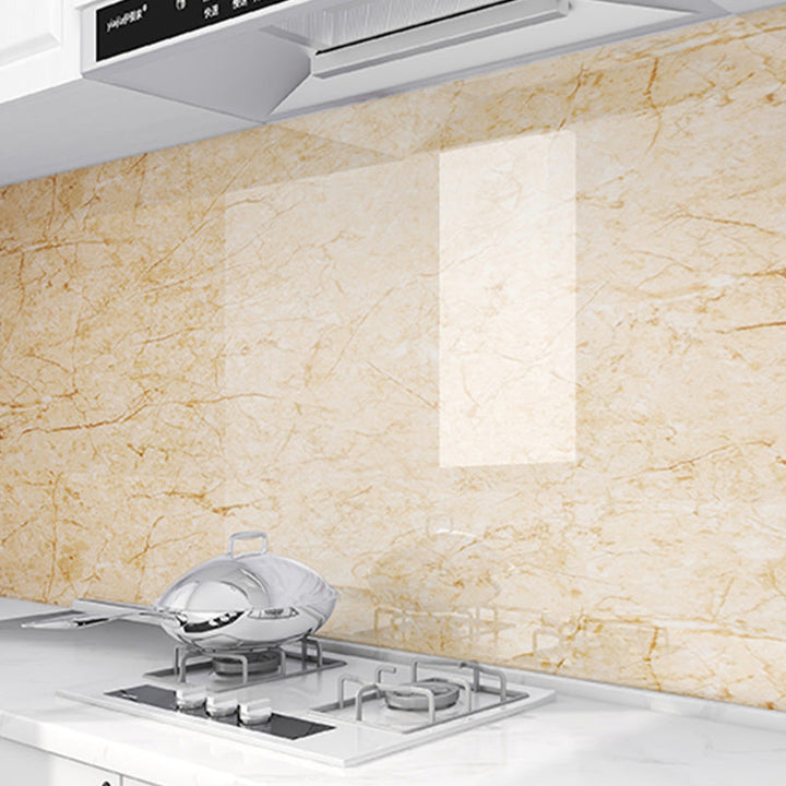 Lisslune | 23.6" Rectangular Single Plate PVC Peel and Stick Tile for the Kitchen