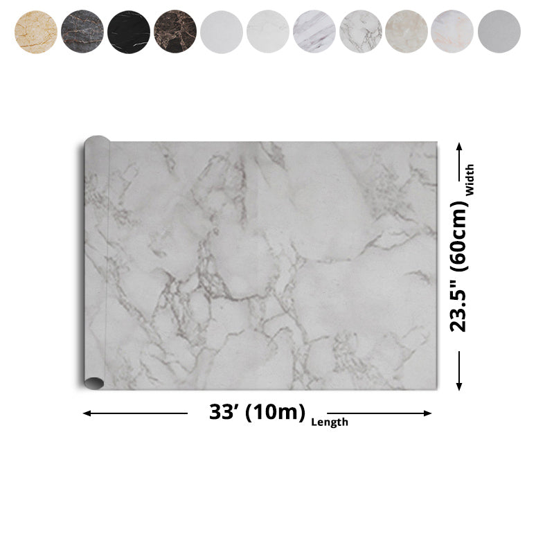 Lisslune | 23.6" Rectangular Single Tile PVC Peel and Stick Floor Tile for the Kitchen