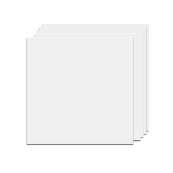 Lisslune | Modern Square Grid Single Plate Plastic Peel & Stick Field Tile