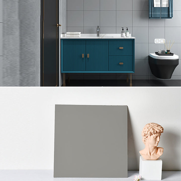 Lisslune | Modern Square Grid Single Plate Plastic Peel & Stick Field Tile