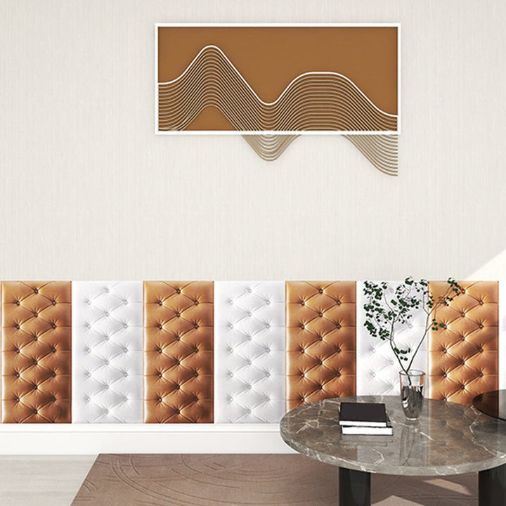 Lisslune | Upholstery Panel Modern Minimalist Living Room Bedroom Wall Panel (4-pack)