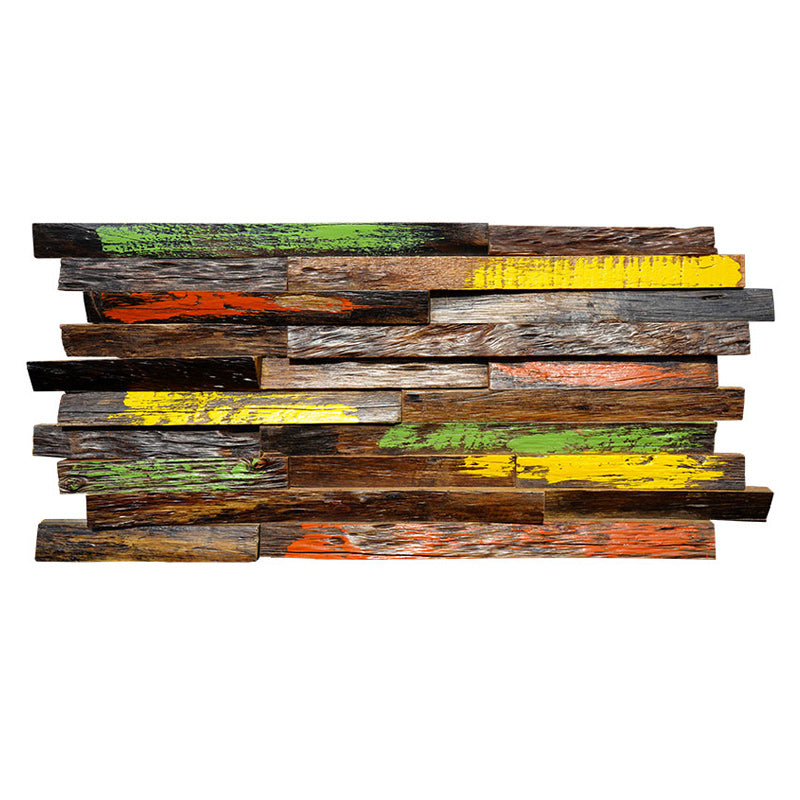 Lisslune | Solid Wood Wall Panel in Country House Style Commercial Living Space Wall Plate (1-Pack)