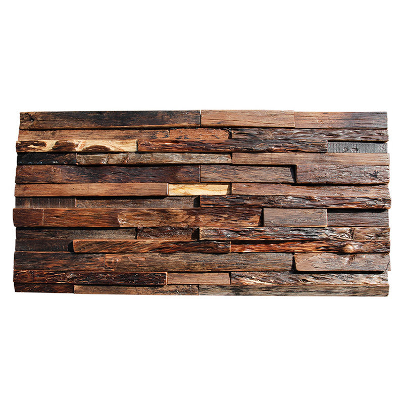 Lisslune | Solid Wood Wall Panel in Country House Style Commercial Living Space Wall Plate (1-Pack)